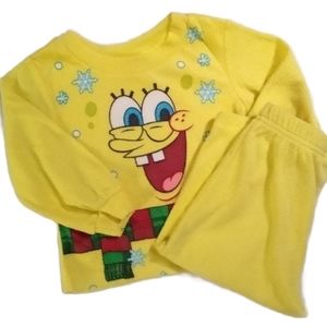 Nickelodeon Spongebob Pajama Set 2 Piece 18M Baby